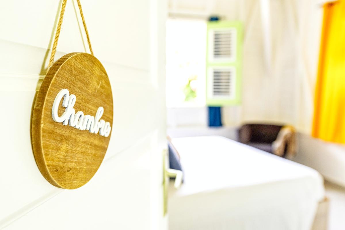 10.Location villa piscine Marie Galante Guadeloupe_Chambre